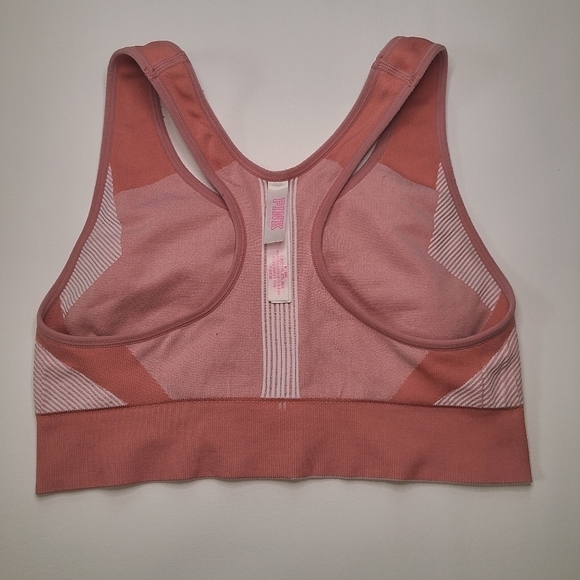 PINK Victoria's Secret Racerback Unlined Wireless Sports Bra, Size Medium - Picture 9 of 9